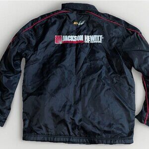 VTG Nascar Racing Jacket Jackson Hewitt Size Medium 16 Greg Biffle Roush 90s Y2K